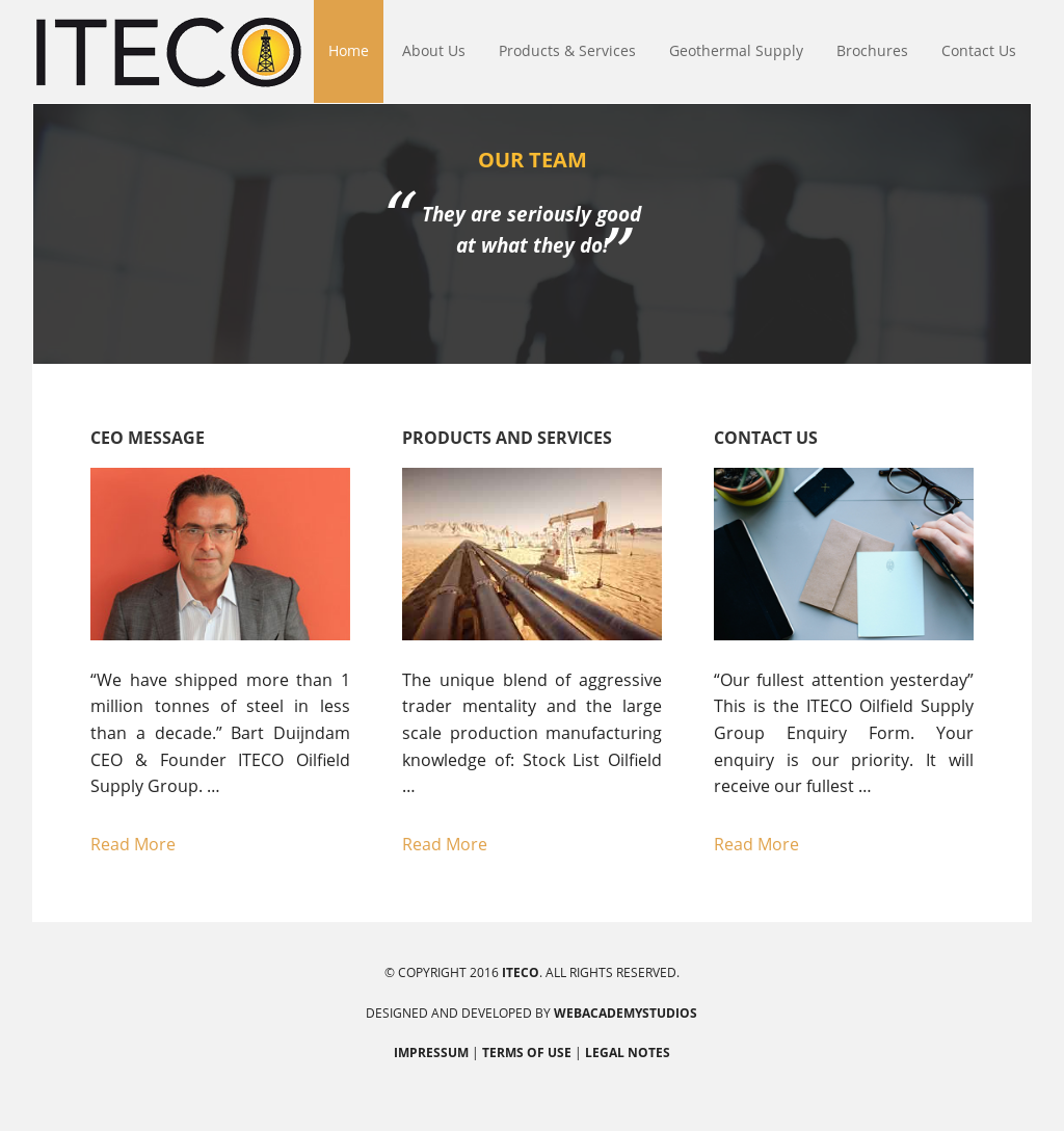 Iteco Oilfield Supply Middle East FZE | Buildeey